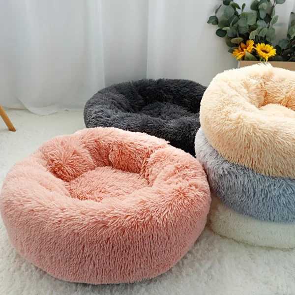 Plush Pet Bed-color options