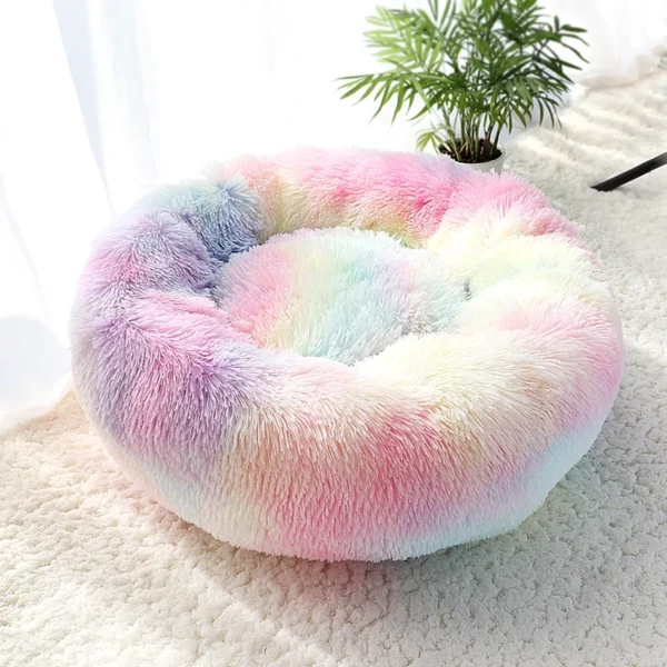 Plush Pet Bed-Colorful