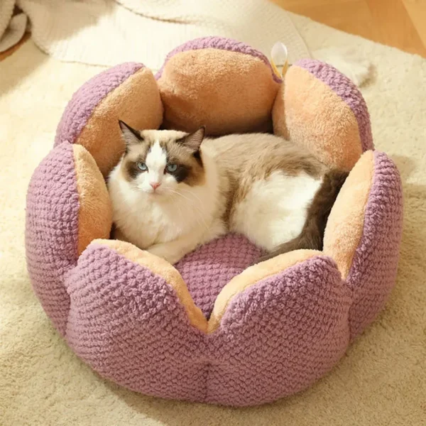 Petal-shaped Dog Beds-pink option