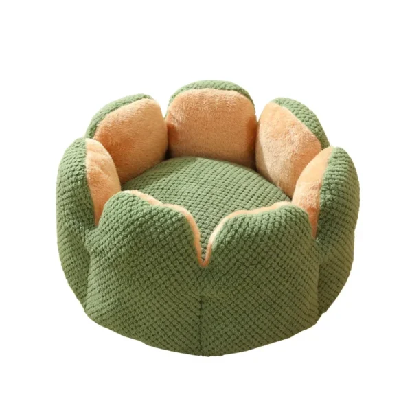 Petal-shaped Dog Beds-green option