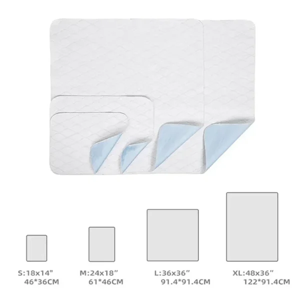 different sizes of Washable Pee Pads