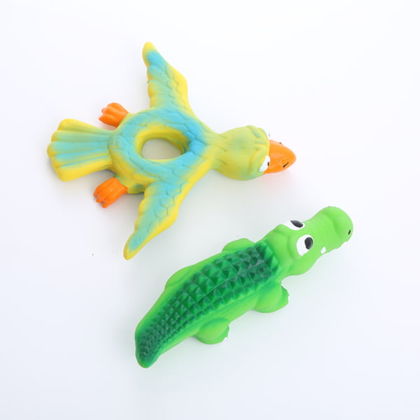 Dog Chew Toys-bird and crocodile