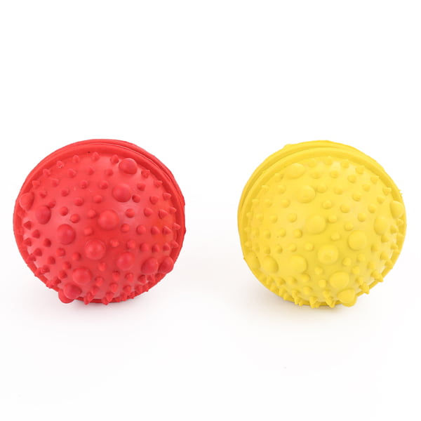 Dog Treat Toy-yellow and red